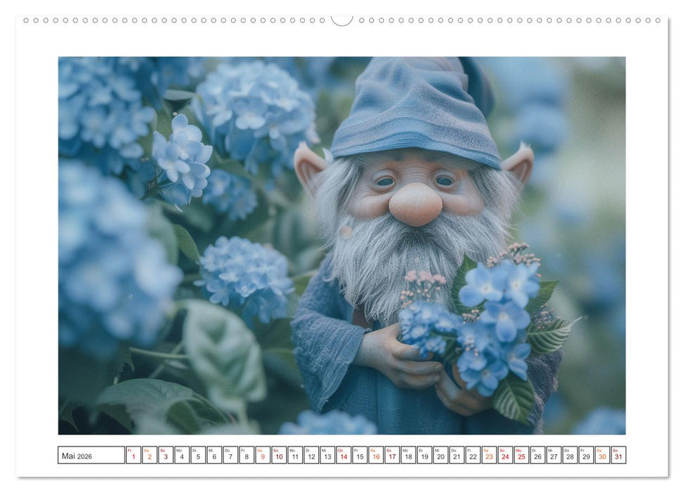 Auf den Spuren der Zwerge (CALVENDO Premium Wandkalender 2026)