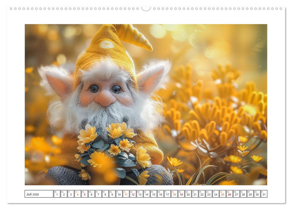 Auf den Spuren der Zwerge (CALVENDO Premium Wandkalender 2026)