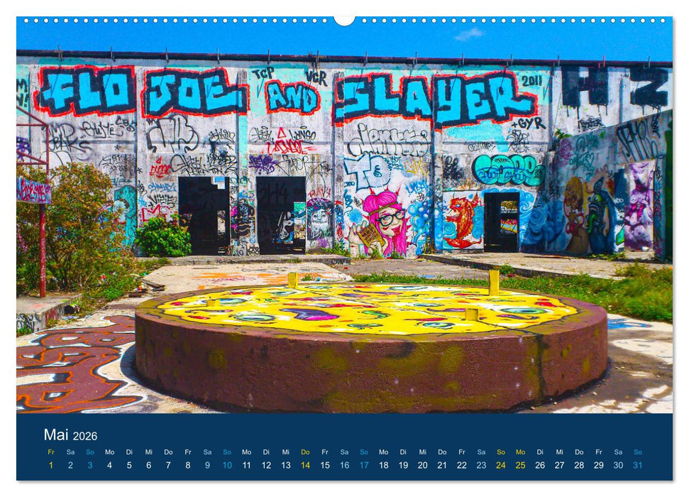 Miami Graffiti (CALVENDO Premium Wandkalender 2026)