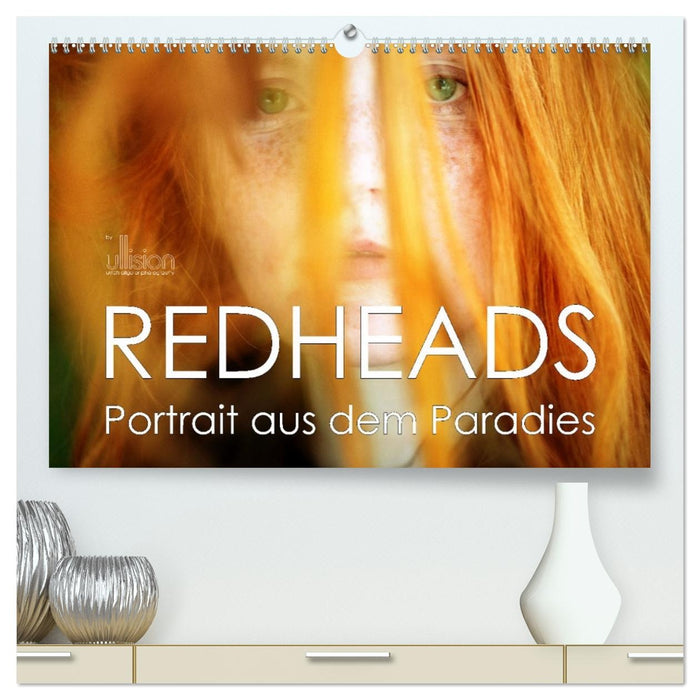 REDHEADS - Portrait aus dem Paradies (CALVENDO Premium Wandkalender 2026)