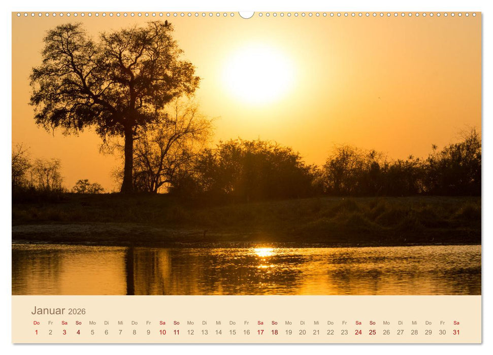 Einmalige Landschaften in Afrika (CALVENDO Wandkalender 2026)