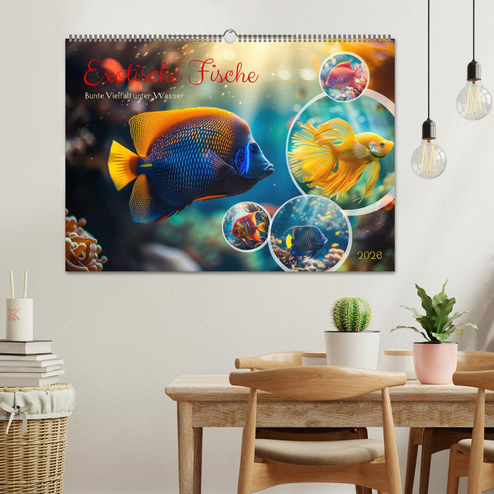 Exotische Fische (CALVENDO Wandkalender 2026)