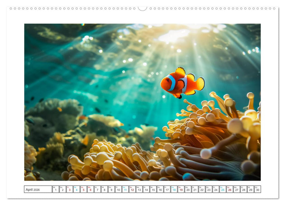 Exotische Fische (CALVENDO Wandkalender 2026)