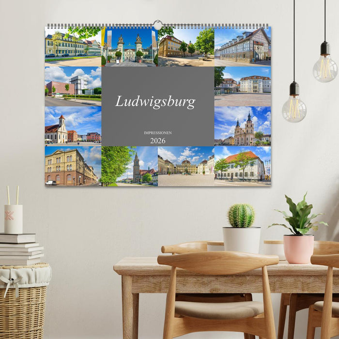 Ludwigsburg Impressionen (CALVENDO Wandkalender 2026)