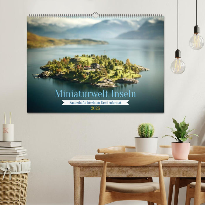 Miniaturwelt Inseln (CALVENDO Wandkalender 2026)