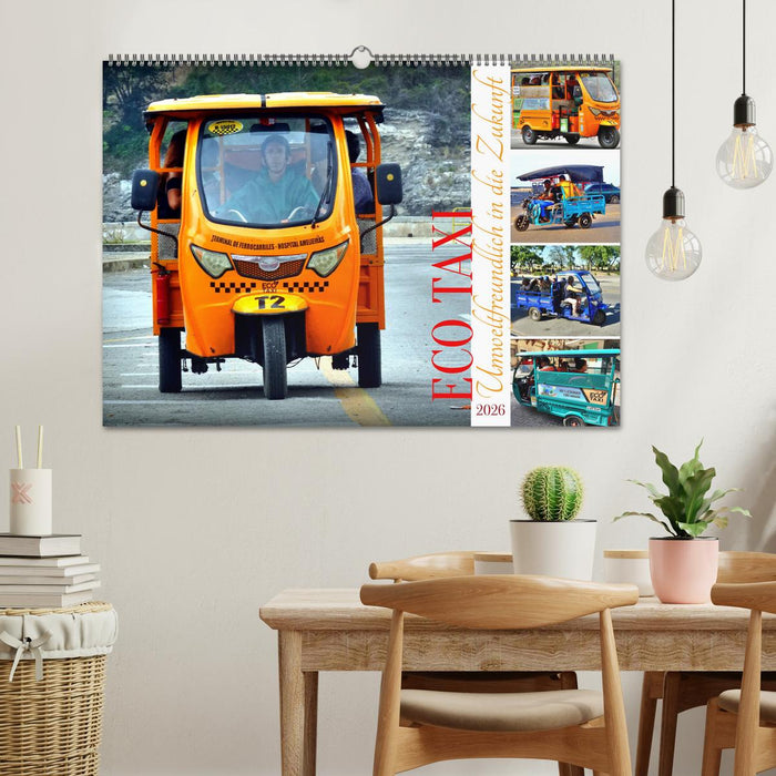 ECO TAXI - Umweltfreundlich in die Zukunft (CALVENDO Wandkalender 2026)