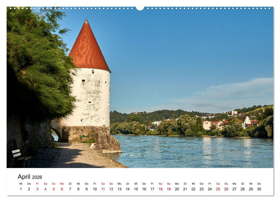 Impressionen aus Passau (CALVENDO Premium Wandkalender 2026)