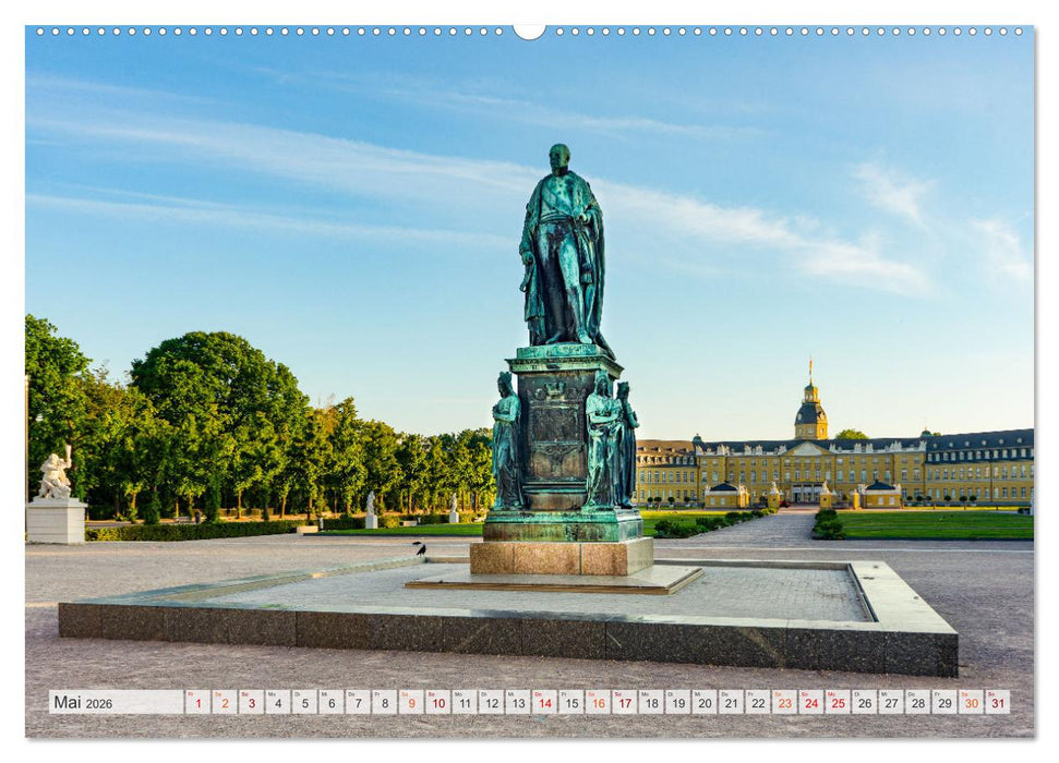 Karlsruhe Impressionen (CALVENDO Premium Wandkalender 2026)