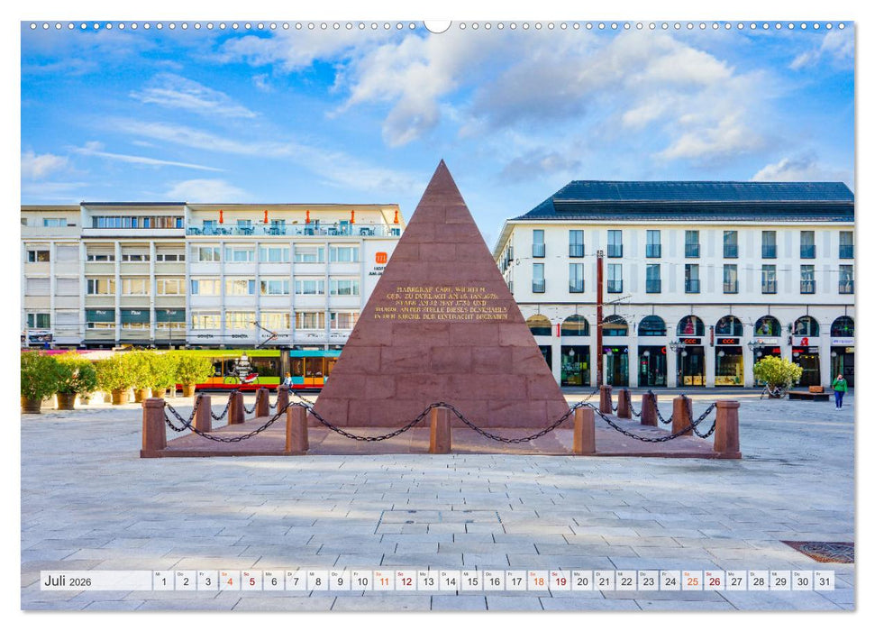 Karlsruhe Impressionen (CALVENDO Premium Wandkalender 2026)