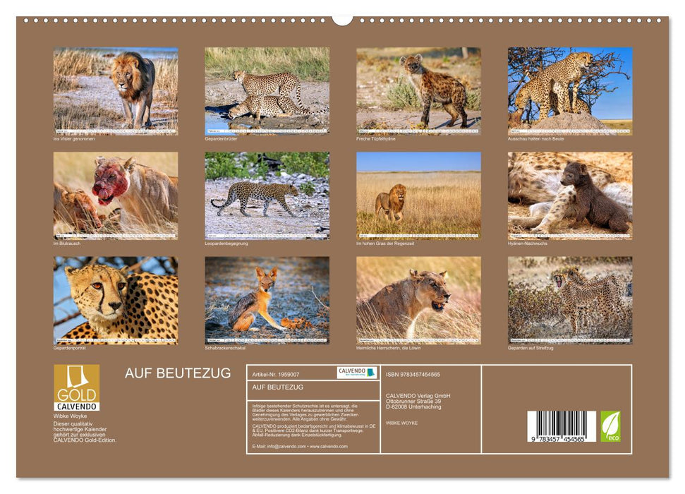 AUF BEUTEZUG (CALVENDO Premium Wandkalender 2026)
