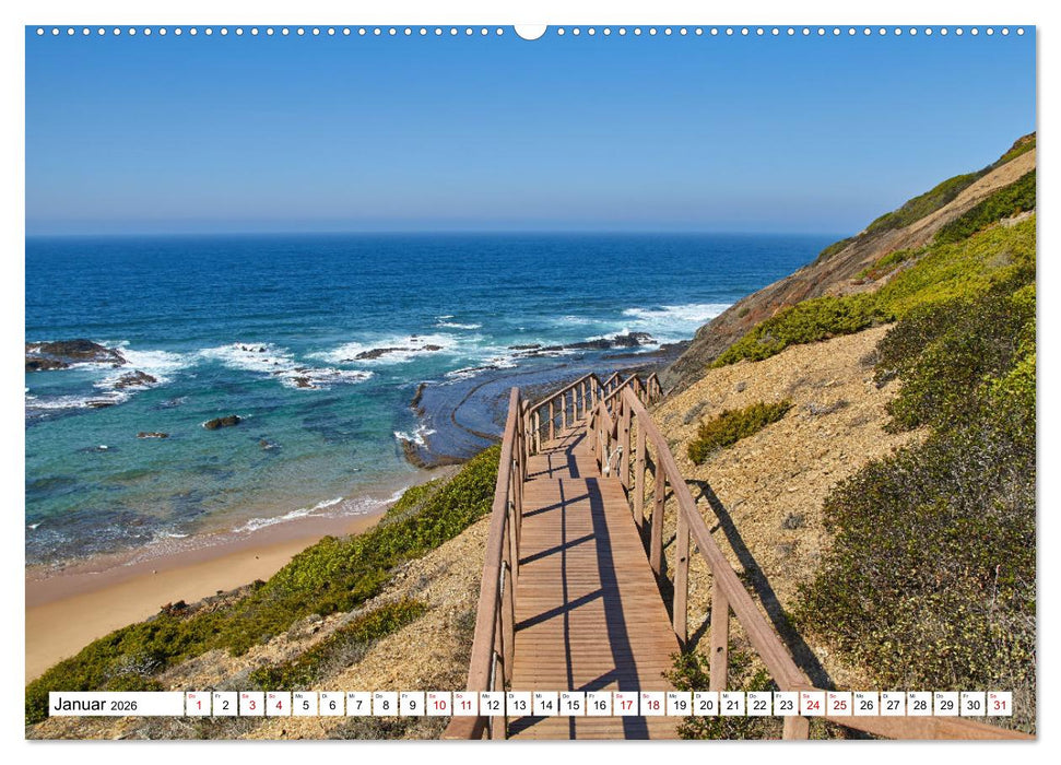 Algarve - Die wilde Westküste Costa Vicentina (CALVENDO Premium Wandkalender 2026)