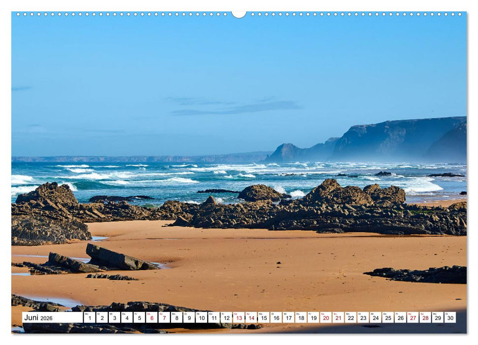 Algarve - Die wilde Westküste Costa Vicentina (CALVENDO Premium Wandkalender 2026)
