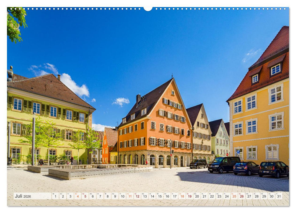 Ellwangen Impressionen (CALVENDO Premium Wandkalender 2026)