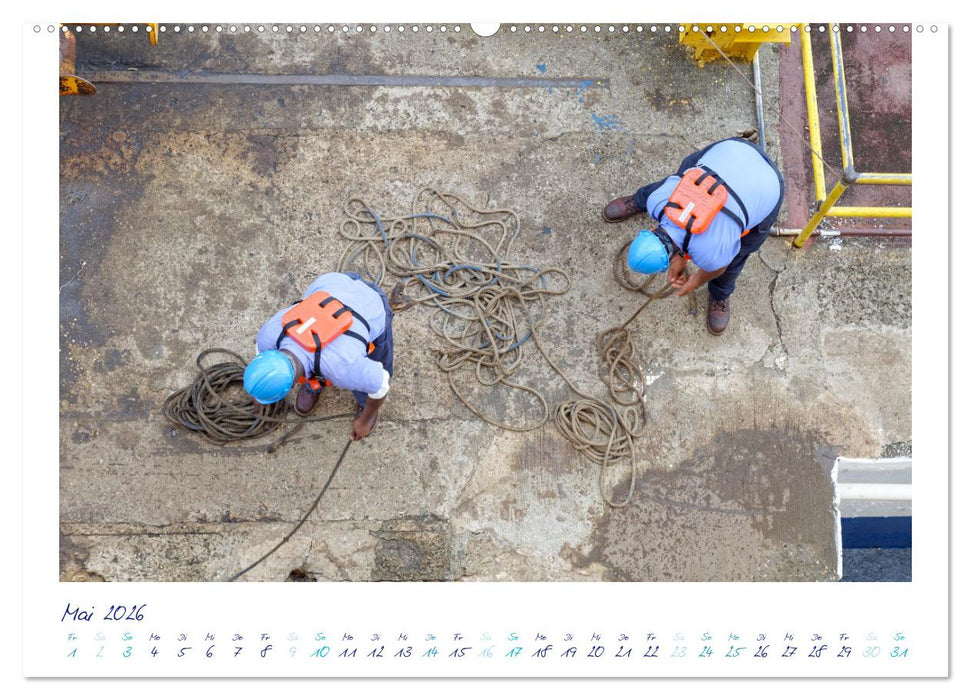 PANAMA-KANAL: Drahtseilakt-Bilder (CALVENDO Premium Wandkalender 2026)