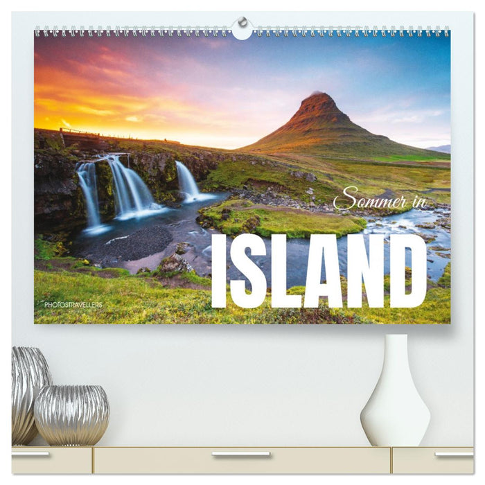 Sommer in Island (CALVENDO Premium Wandkalender 2026)