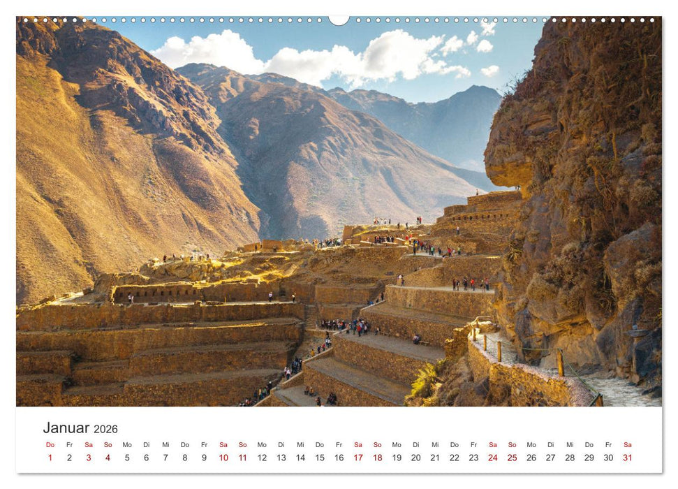 Geheimnisvolles Peru (CALVENDO Premium Wandkalender 2026)