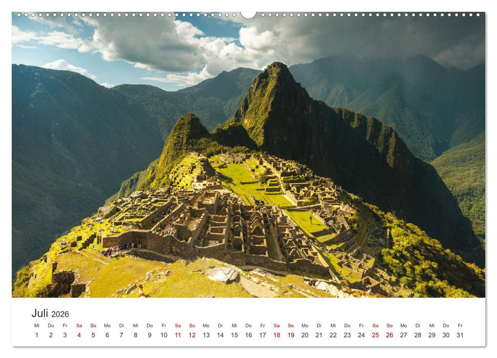 Geheimnisvolles Peru (CALVENDO Premium Wandkalender 2026)