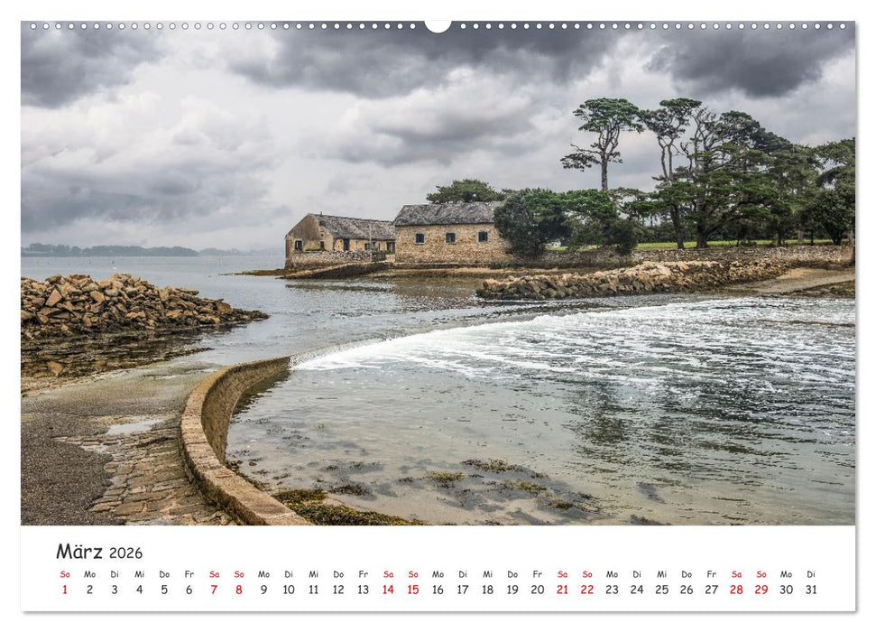 Unterwegs im Morbihan (CALVENDO Premium Wandkalender 2026)
