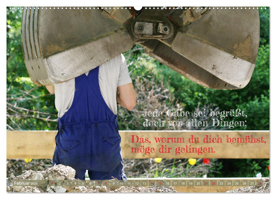 Erbauliches zum Schmunzeln - Weisheiten von Wilhelm Busch (CALVENDO Premium Wandkalender 2026)