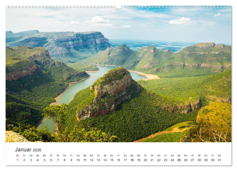 Bezauberndes Südafrika (CALVENDO Premium Wandkalender 2026)