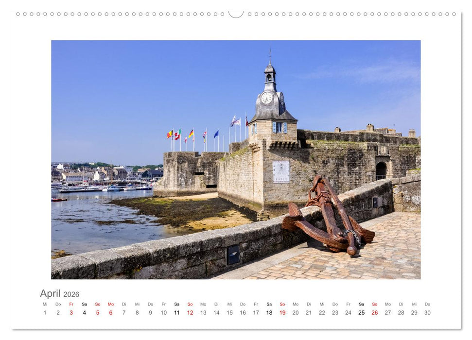 Bretagne - unterwegs mit Julia Hahn (CALVENDO Premium Wandkalender 2026)