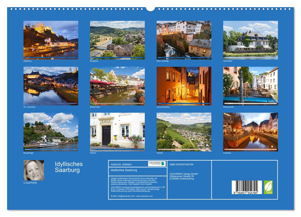 Idyllisches Saarburg (CALVENDO Premium Wandkalender 2026)