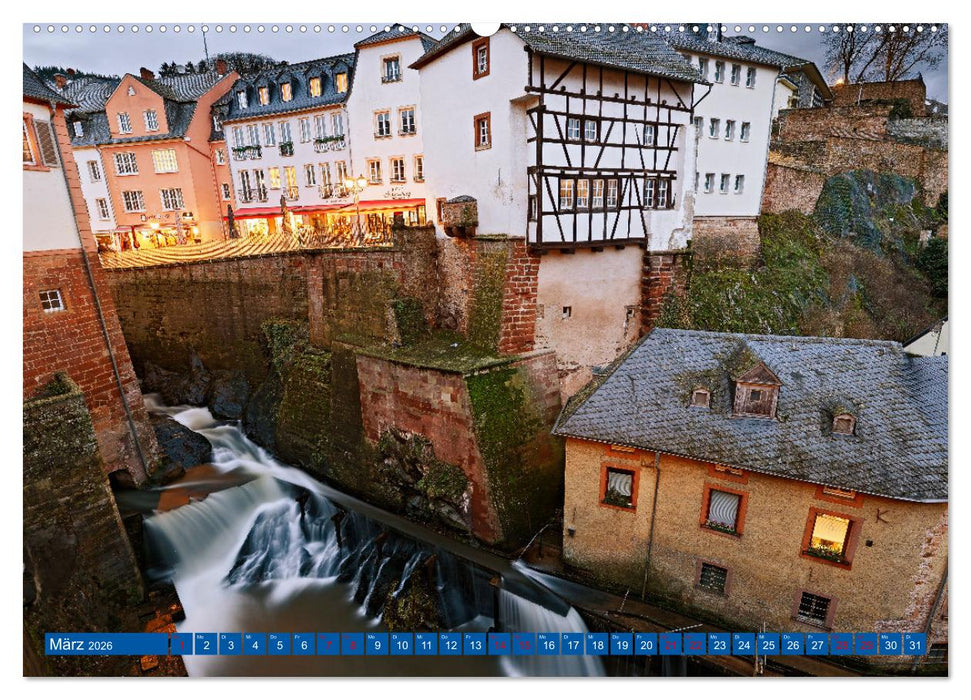 Idyllisches Saarburg (CALVENDO Premium Wandkalender 2026)