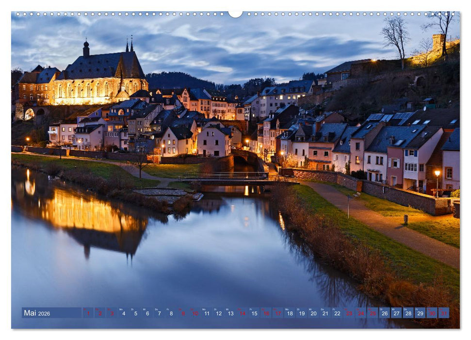 Idyllisches Saarburg (CALVENDO Premium Wandkalender 2026)