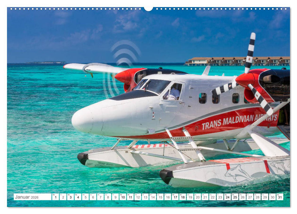 Malediven - Inselparadies im Indischen Ozean (CALVENDO Premium Wandkalender 2026)