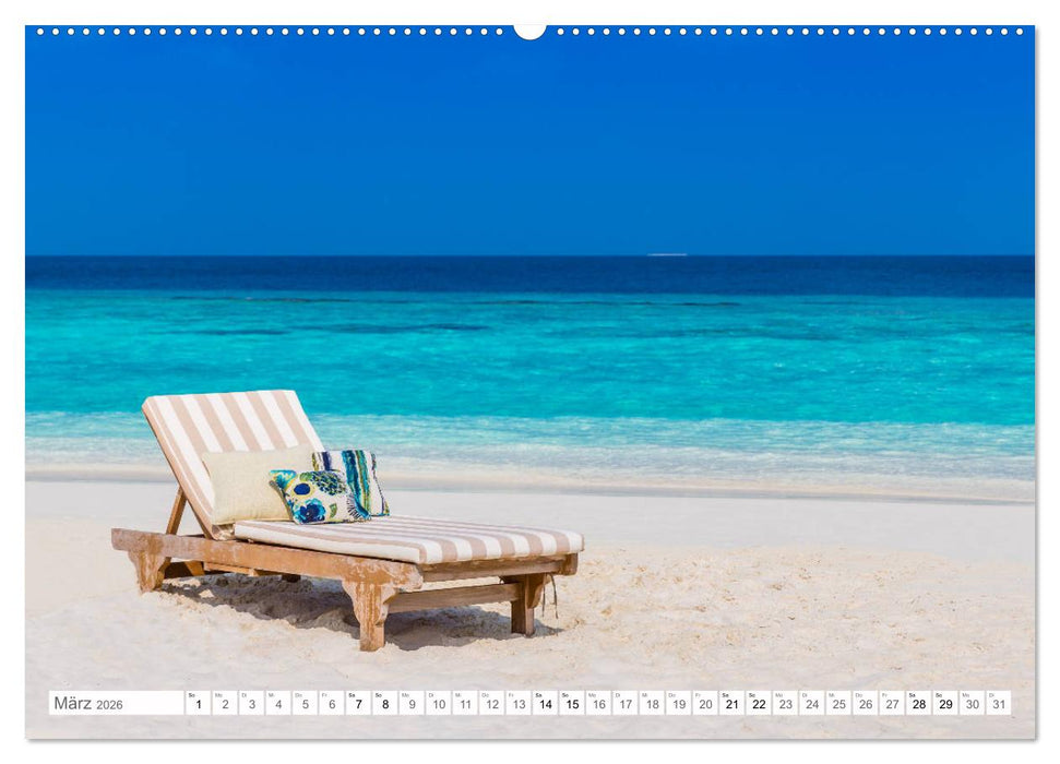 Malediven - Inselparadies im Indischen Ozean (CALVENDO Premium Wandkalender 2026)