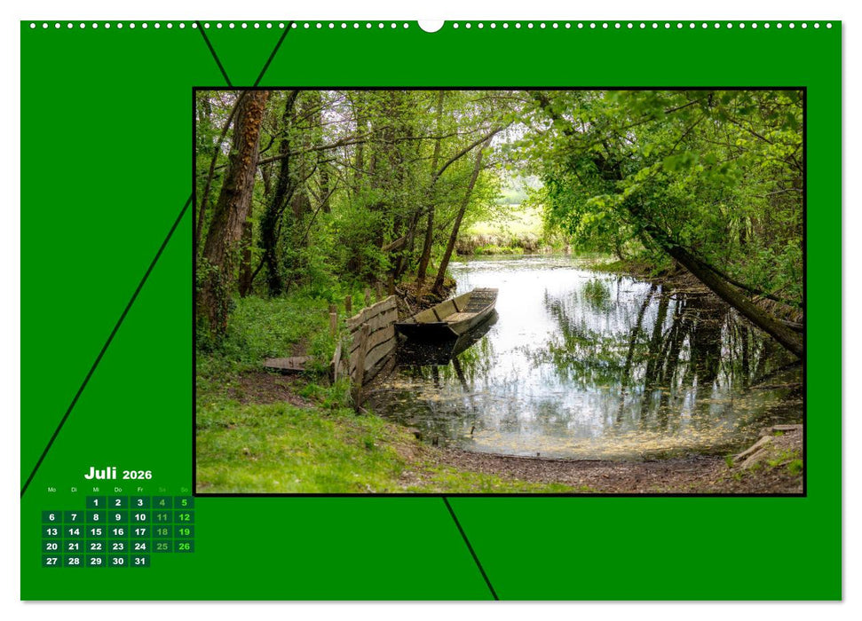 Heilende Farbe Grün (CALVENDO Premium Wandkalender 2026)