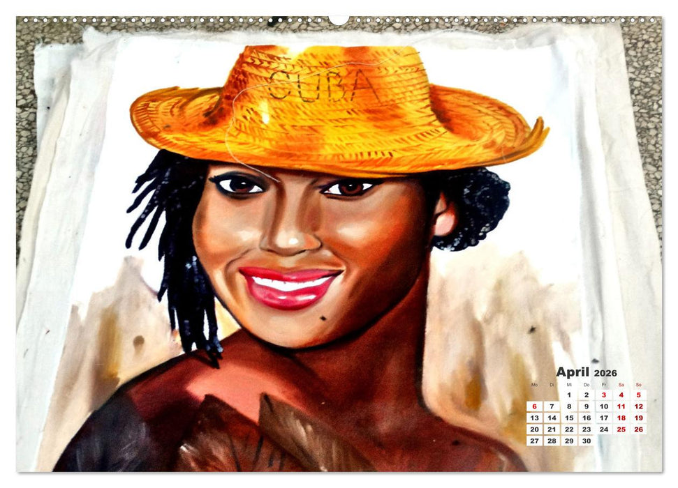 Gut BeHütet in Havanna - Kubanische Hutmode (CALVENDO Premium Wandkalender 2026)