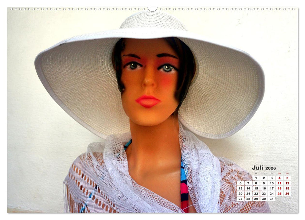 Gut BeHütet in Havanna - Kubanische Hutmode (CALVENDO Premium Wandkalender 2026)