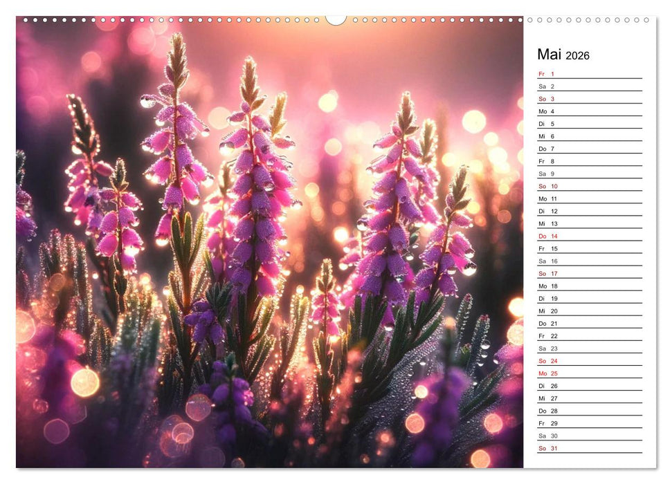 Buchholz i. d. N. - KI Illustrationen aus dem Herzen der Lüneburger Heide (CALVENDO Wandkalender 2026)