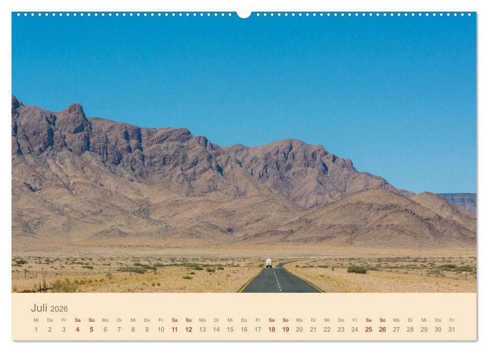 Einmalige Landschaften in Afrika (CALVENDO Premium Wandkalender 2026)