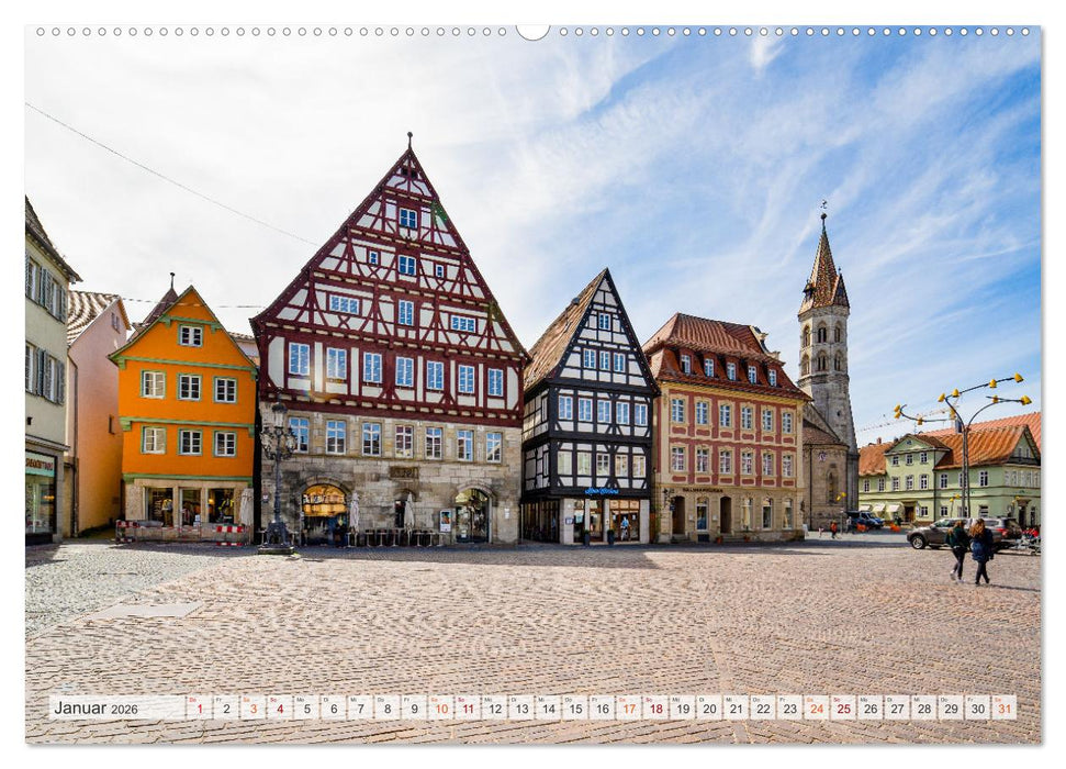 Schwäbisch Gmünd Stadtansichten (CALVENDO Premium Wandkalender 2026)