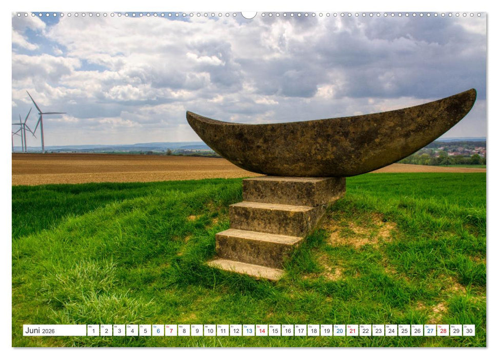 Steine an der Grenze - Wanderbare Kunst (CALVENDO Premium Wandkalender 2026)