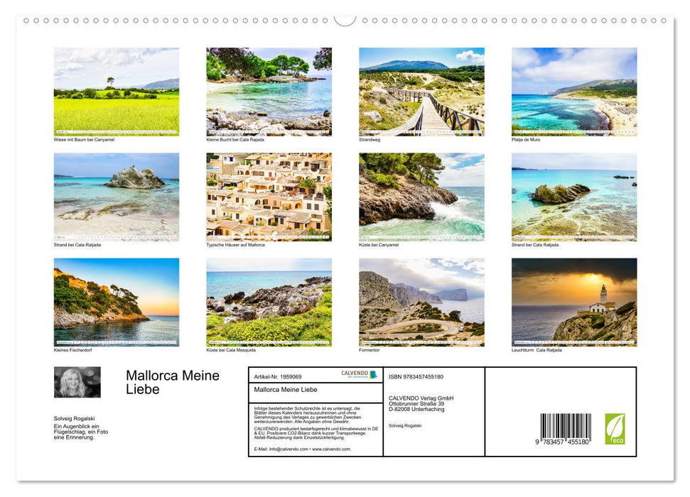 Mallorca Meine Liebe (CALVENDO Premium Wandkalender 2026)