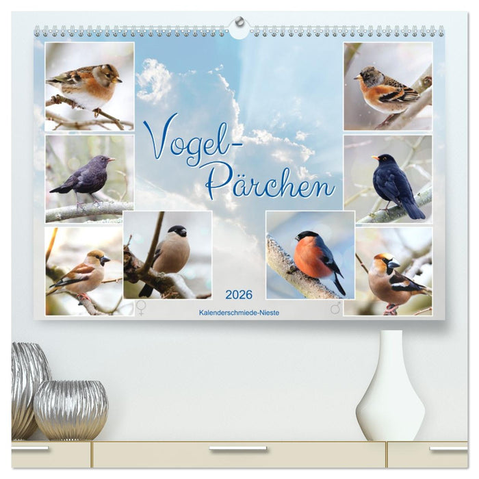 Vogel-Pärchen (CALVENDO Premium Wandkalender 2026)
