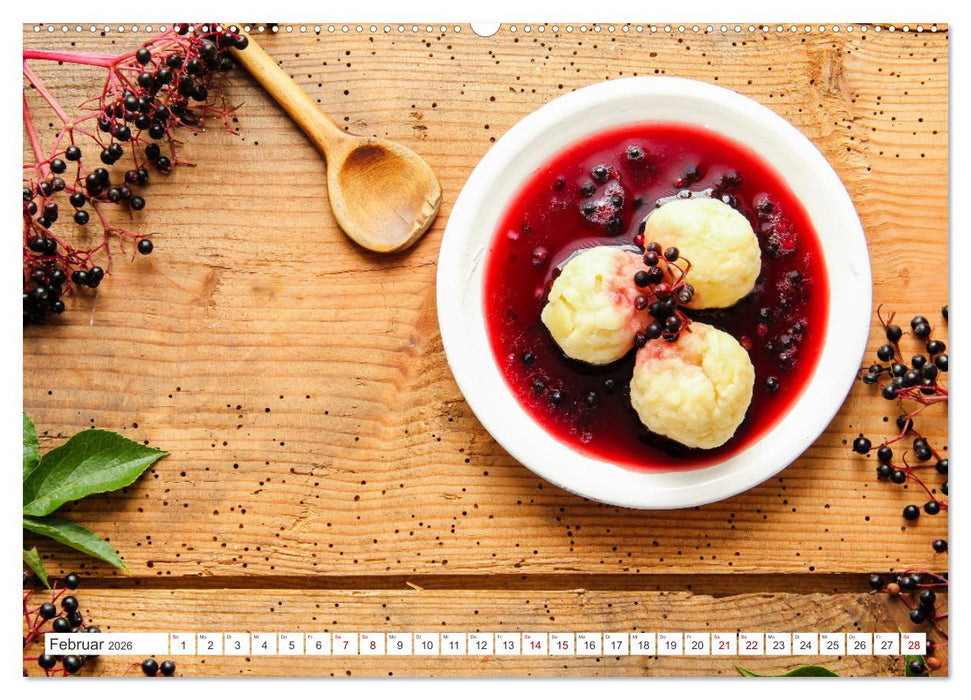 Köstlicher Holunder (CALVENDO Premium Wandkalender 2026)