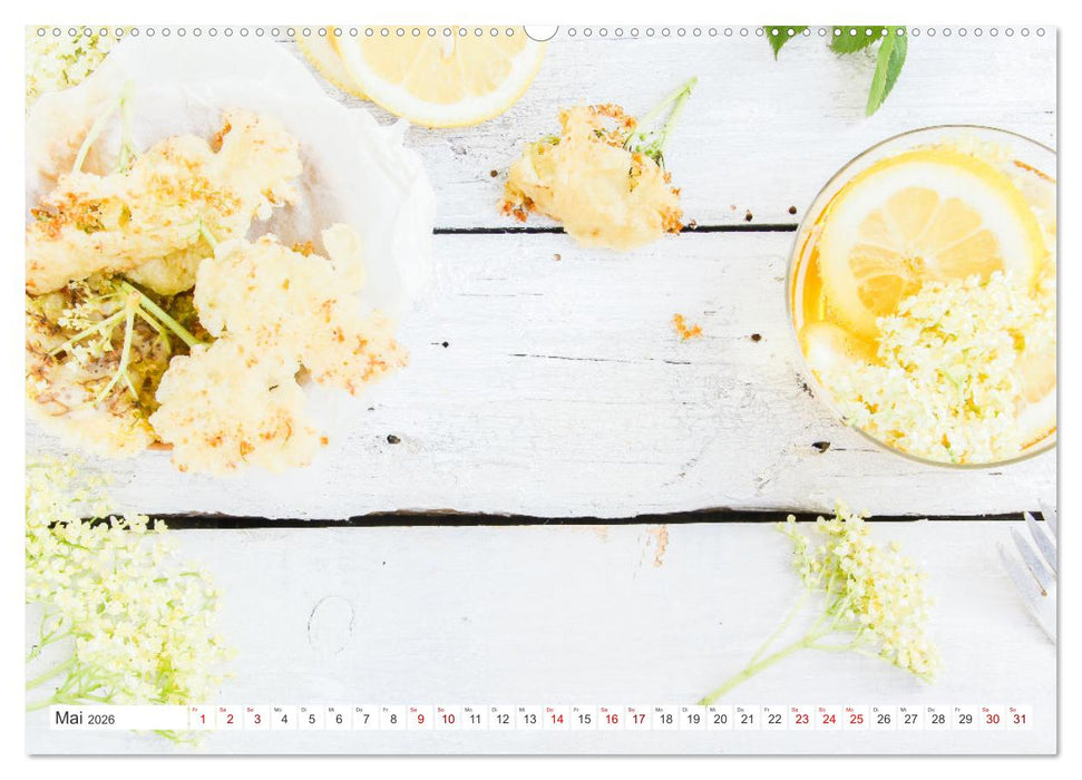 Köstlicher Holunder (CALVENDO Premium Wandkalender 2026)