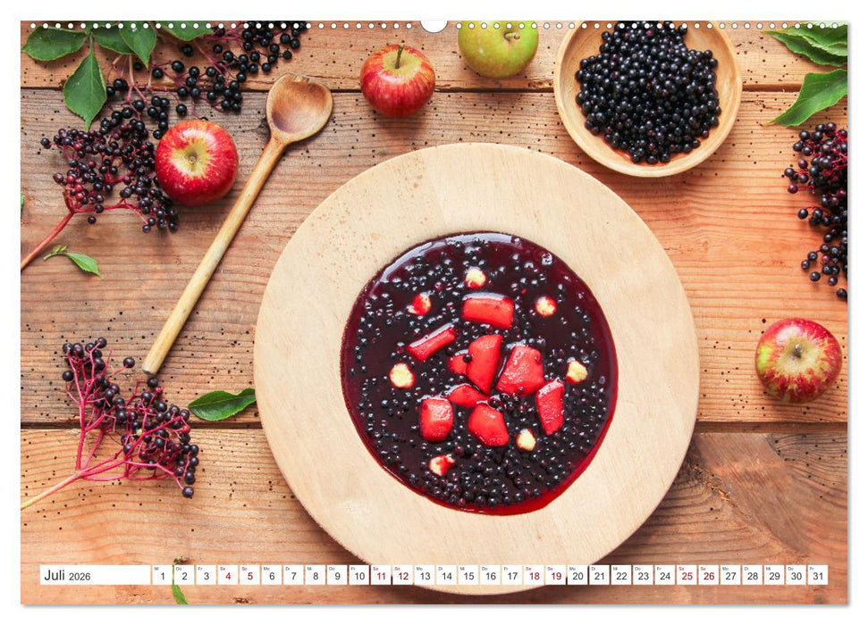 Köstlicher Holunder (CALVENDO Premium Wandkalender 2026)