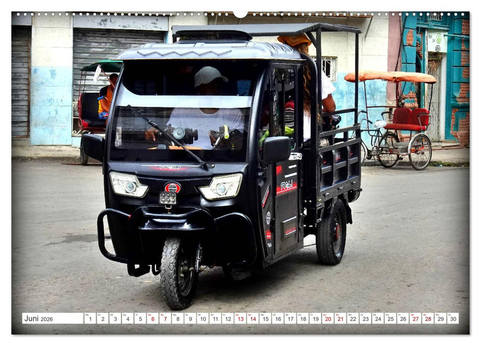 ECO TAXI - Umweltfreundlich in die Zukunft (CALVENDO Premium Wandkalender 2026)