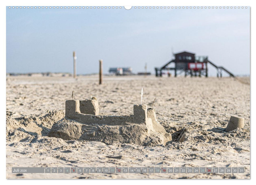 In Nordfriesland zuhause (CALVENDO Premium Wandkalender 2026)