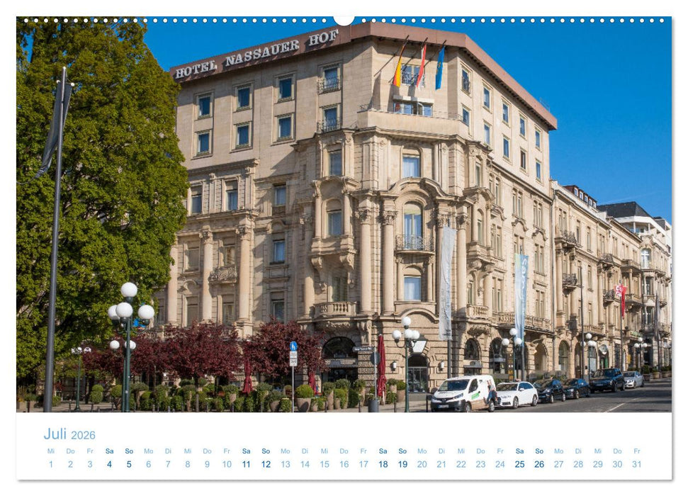 Daheim in Wiesbaden (CALVENDO Premium Wandkalender 2026)