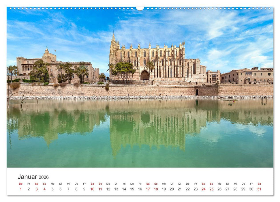 Mallorca Traumhafte Insel (CALVENDO Premium Wandkalender 2026)
