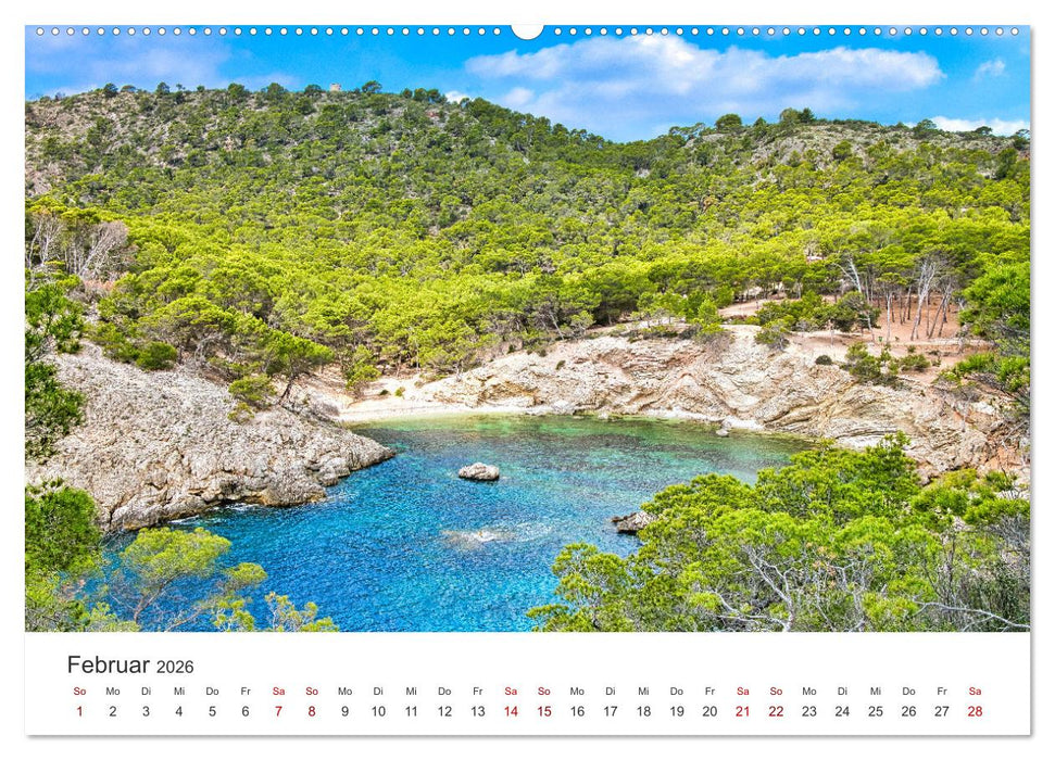 Mallorca Traumhafte Insel (CALVENDO Premium Wandkalender 2026)