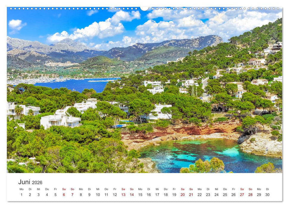 Mallorca Traumhafte Insel (CALVENDO Premium Wandkalender 2026)