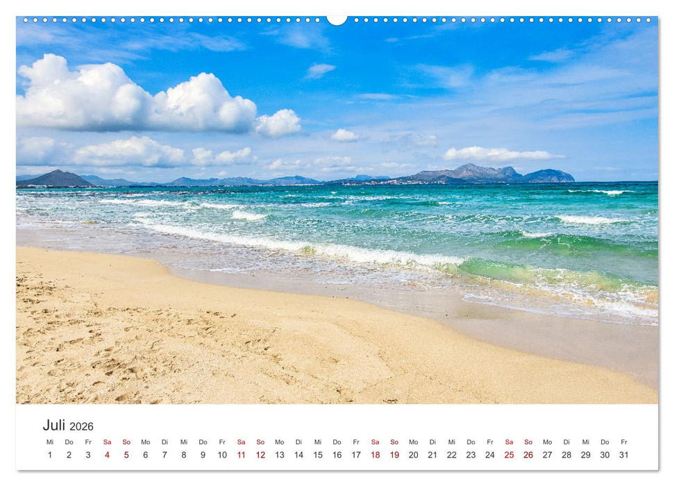 Mallorca Traumhafte Insel (CALVENDO Premium Wandkalender 2026)
