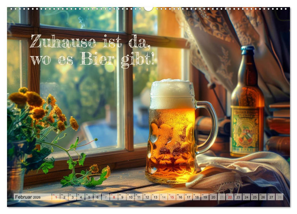 Ich brauch mehr Vitamin Bier (CALVENDO Wandkalender 2026)
